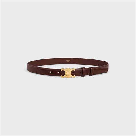 celine bruine riem|MEDIUM TRIOMPHE BELT IN TAURILLON LEATHER .